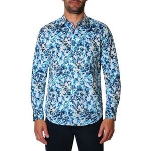 Robert Graham Newman Classic Fit Button Down Shirt Mens XL Multi Color Floral